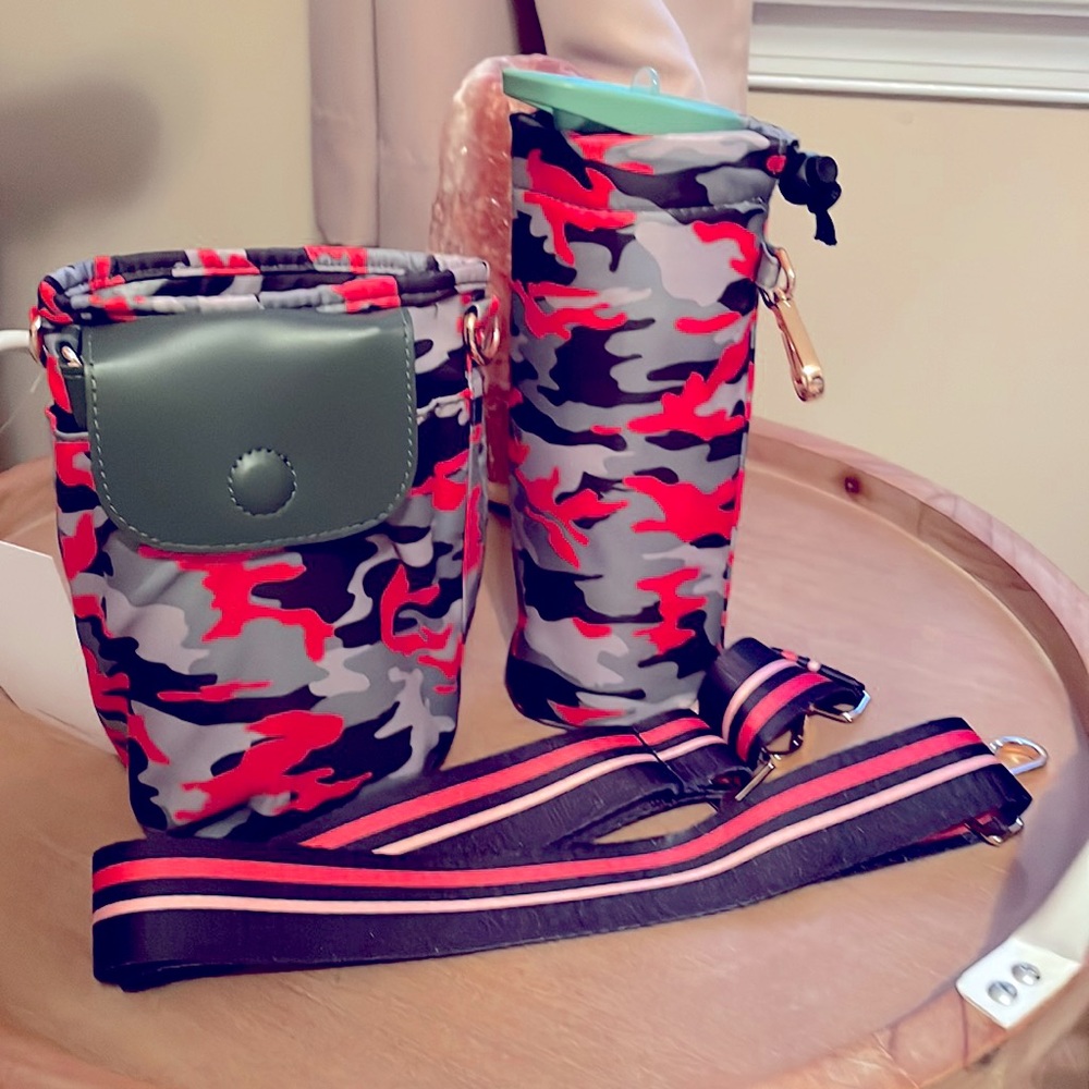 Water bottle small purse for on the go